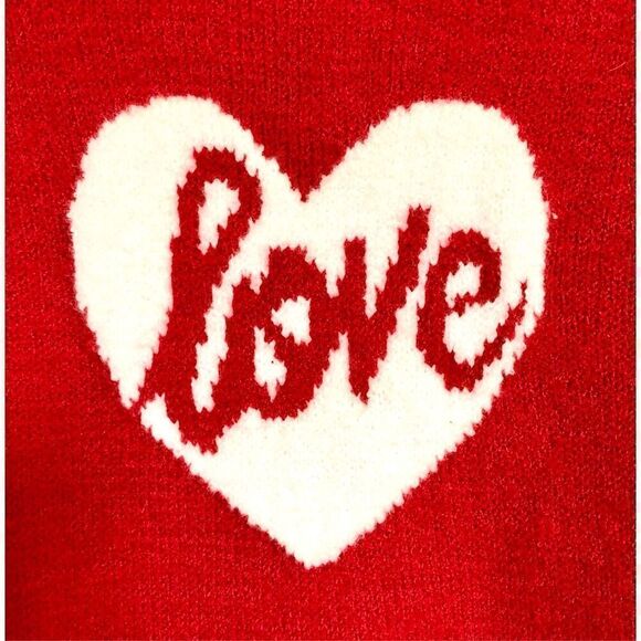 VINCE CAMUTO - Girls Sz M (7-8) “Love” Sweater in Cozy Acrylic/Poly Blend. CUTE! - Picture 3 of 13